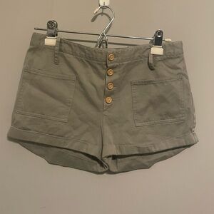 Jill‎ Stuart Denim Short button Fly Front Pocket SZ 6